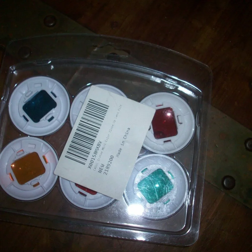 Fujifilm Instax Mini Camera 6 Pack Colored Close-Up Lens Filters For 7S 8 8